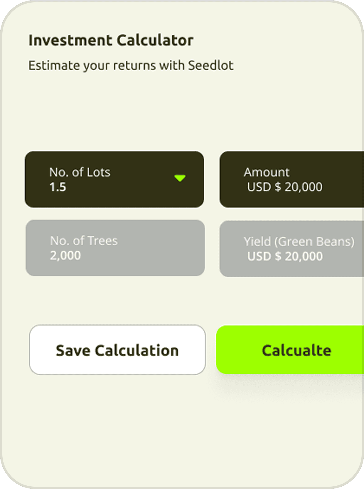 Investment Calculator